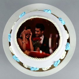 Affection Photo Chocolate Cake