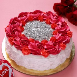 Beautiful Love Chocolate Cake