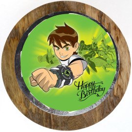 Ben 10 Chocolate Photo Cake