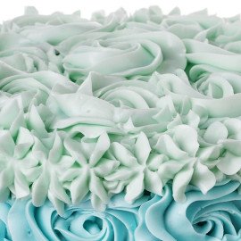 Blue Roses Designer Cake