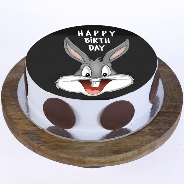 Bugs Bunny Photo Cake