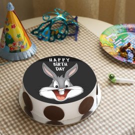 Bugs Bunny Photo Cake