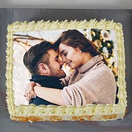 Crunchy Butterscotch Photo Cake