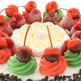 Cherry Toppings Black Forest Cake