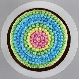 Colorful Cream Pineapple Cake
