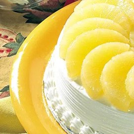 Fresh & Creamy Pineapple Cake