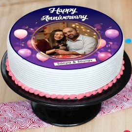 Lucky Bamboo N Anniversary Cake