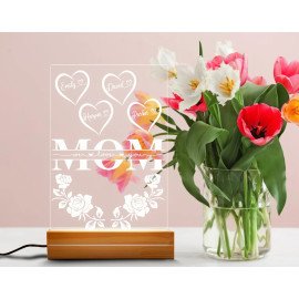Personalized gift kids names gift for mom