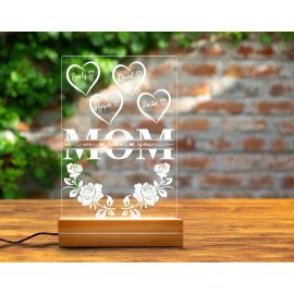 Personalized gift kids names gift for mom