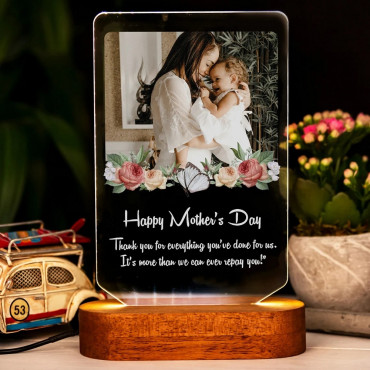 Personalized Special Led Lights Table Lamp Gifts for Mom