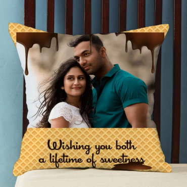 Lifetime of Sweetness Personalized Wedding cushions