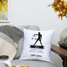 Personalized Libra Satin Zodiac cushions