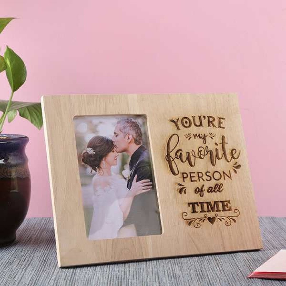Favorite Person Wooden Photo Frame