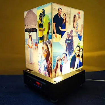 Personalised Musical Lamp With Speaker