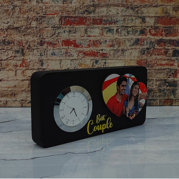 Best Couple Clock Table Top with Photo