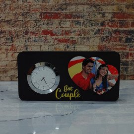 Best Couple Clock Table Top with Photo
