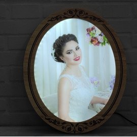 LED Photo Frame Oval