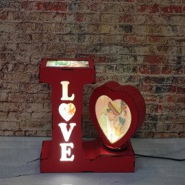 Love Photo Lamp - Revolving