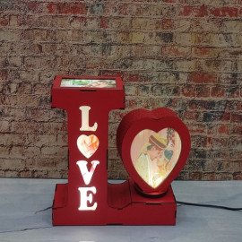 Love Photo Lamp - Revolving
