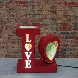 Love Photo Lamp - Revolving