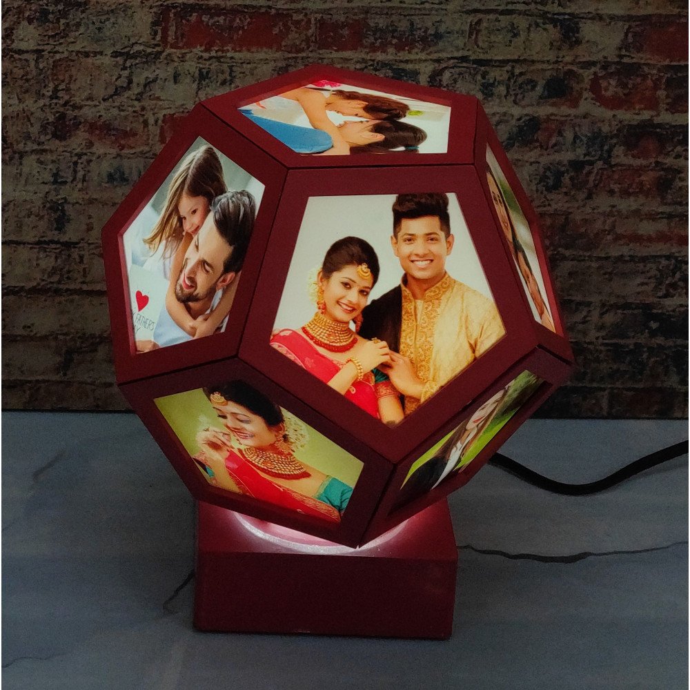 Personalised Qube LED Lamp
