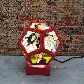 Personalised Qube LED Lamp