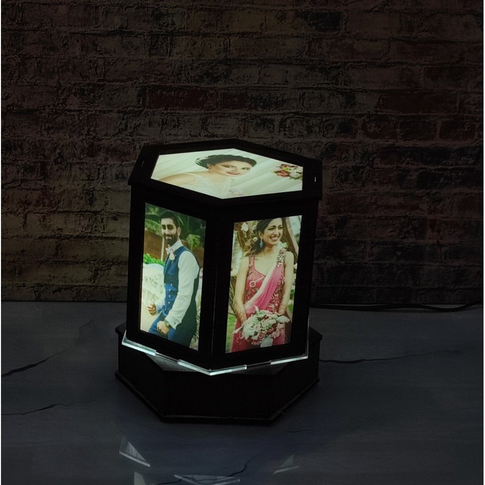 Photo Lamp Wooden Small