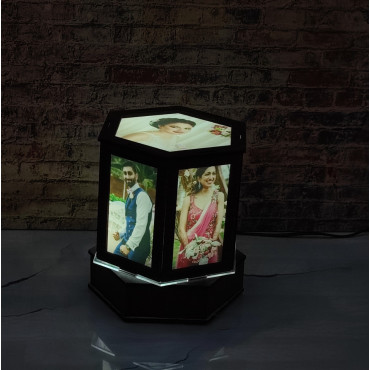 Photo Lamp Wooden Small