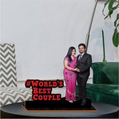 Wooden Photo Standy with Message
