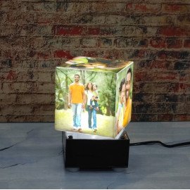 Small Rotating Photo Lamp