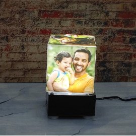 Small Rotating Photo Lamp