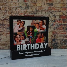 Sublimation Wooden Photo With Birthday Quotes