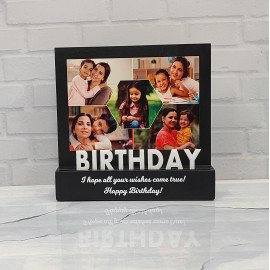 Sublimation Wooden Photo With Birthday Quotes