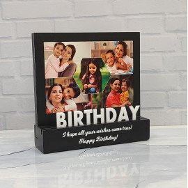 Sublimation Wooden Photo With Birthday Quotes