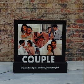 Sublimation Wooden Photo With Couple Quotes