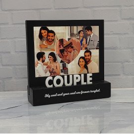 Sublimation Wooden Photo With Couple Quotes