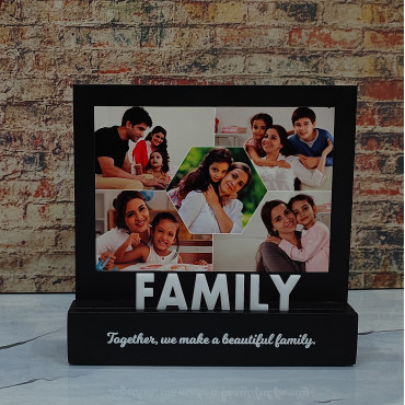 Sublimation Wooden Photo With Family Quotes