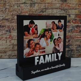 Sublimation Wooden Photo With Family Quotes