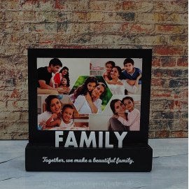 Sublimation Wooden Photo With Family Quotes