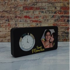 Sweet Memories Clock Table Top with Photo