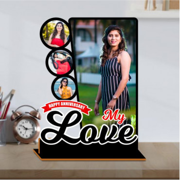 Trophy With 4 Photos