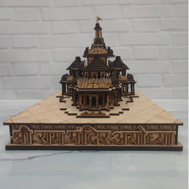 Wooden Ayodhya Ram Mandir