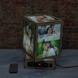 Personalised Photo Musical Lamp With Speaker