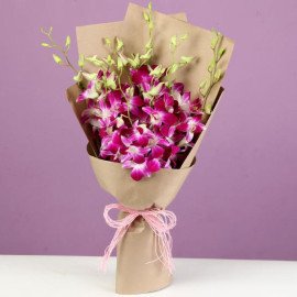 10 Royal Orchids Bunch