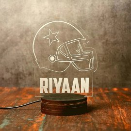 Sports Fan Personalized Night Lamp