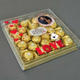 Sugary Surprise (Ferrero Rocher engraved with love and image)