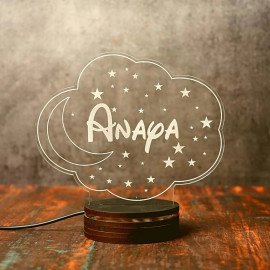 Moon & Stars Personalized Night Lamp