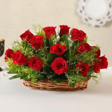 15 Red Roses Arrangement