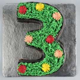 3 Number Truffle Cake