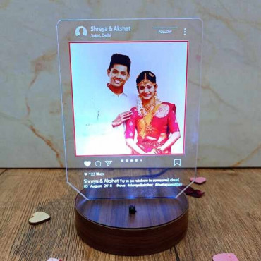 Personalized Incredible Social Post LED Lamp